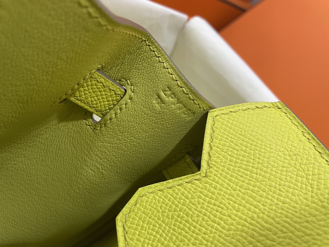 Hermès（爱马仕）Birkin 铂金包 Epsom 柠檬黄 金扣 25cm
