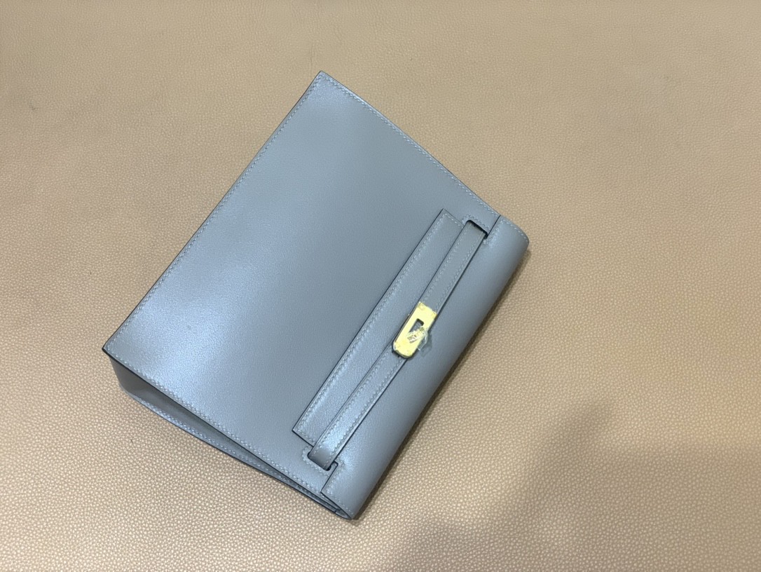 Hermès（爱马仕）Kelly danse 跳舞包 swift 锡器灰 金扣 22cm
