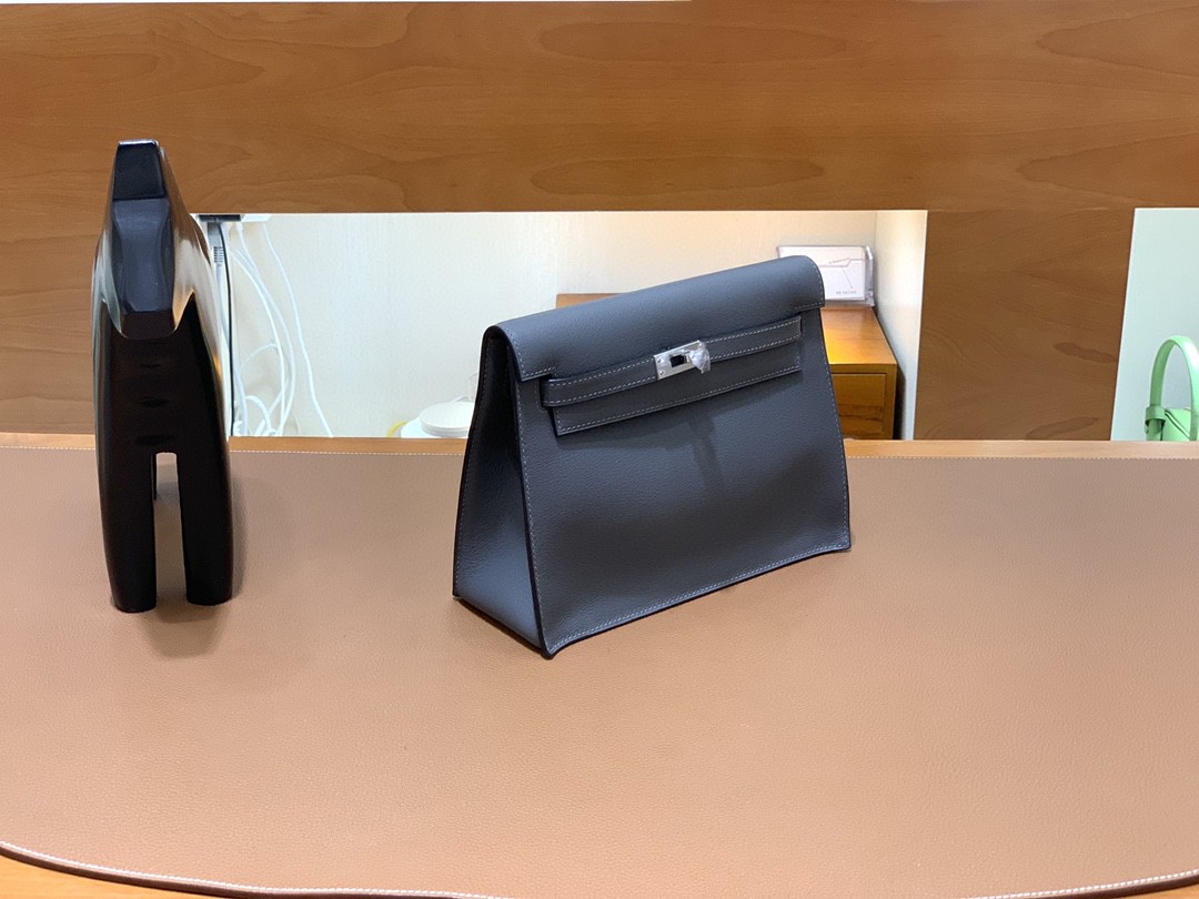 Hermès（爱马仕）Kelly danse 跳舞包 Ever color 锡器灰 银扣 22cm