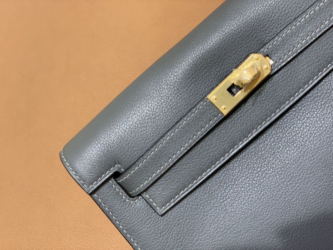 Hermès（爱马仕）Kelly danse 跳舞包 Ever color 锡器灰 金扣 22cm
