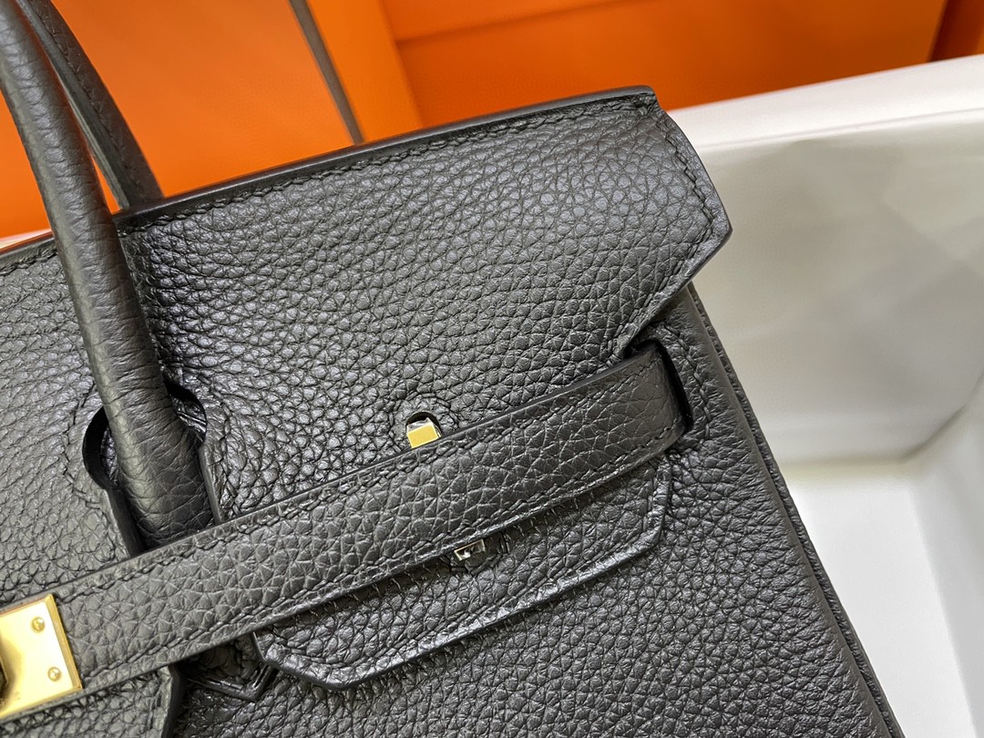 Hermès（爱马仕）Birkin 铂金包 Togo 黑色 金扣 25cm