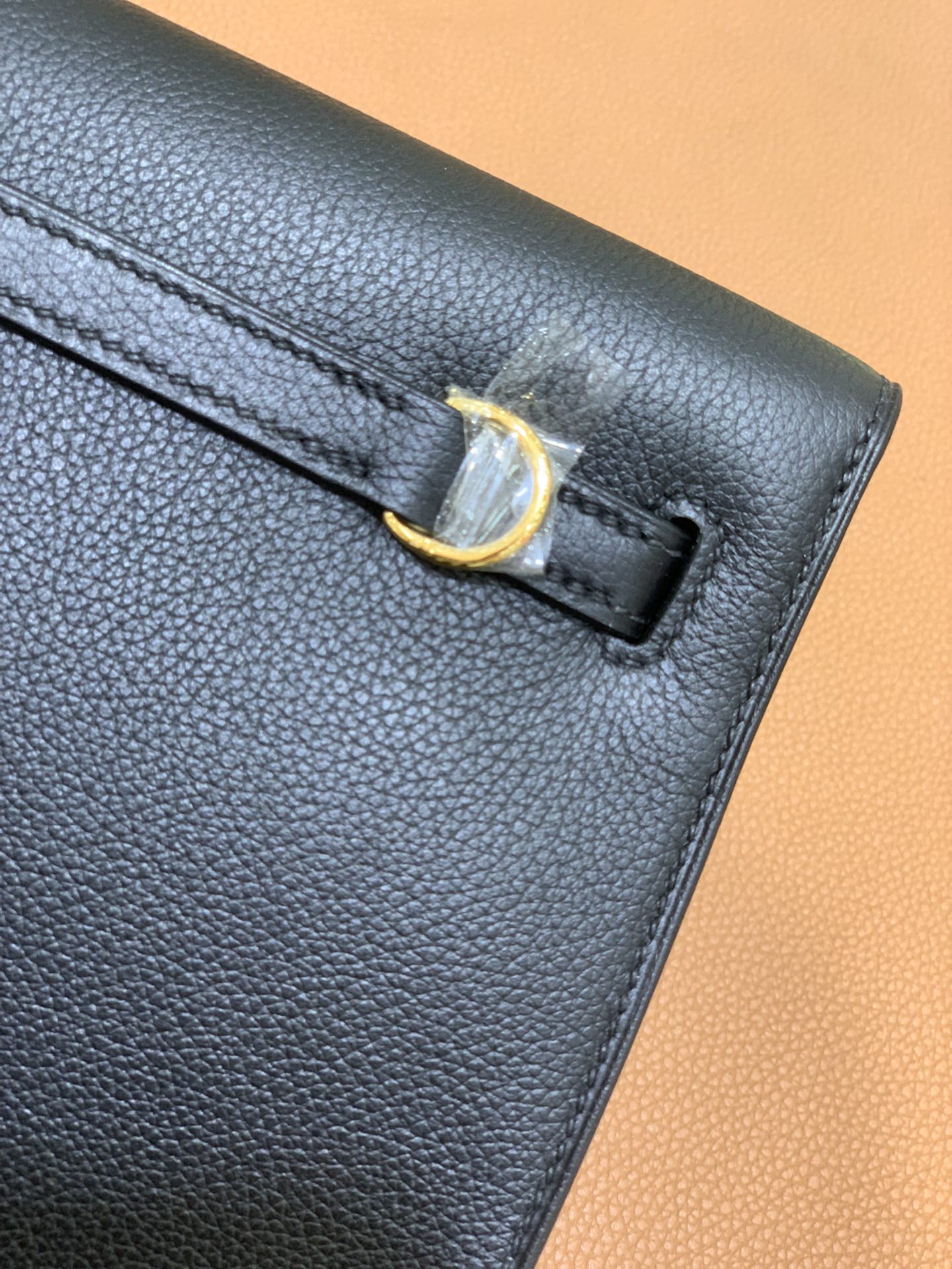 Hermès（爱马仕）Kelly danse 跳舞包 Ever color 黑色 金扣 22cm