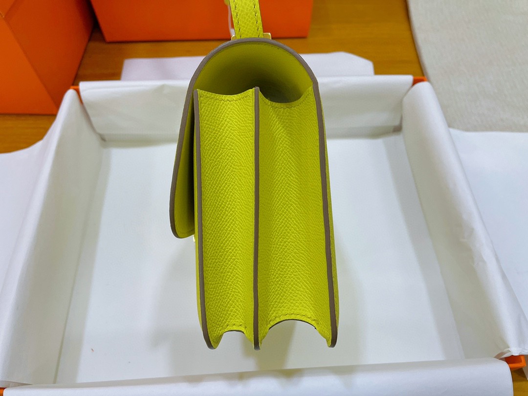 Hermès（爱马仕）Constance 康康 epsom 柠檬黄 金扣 19cm