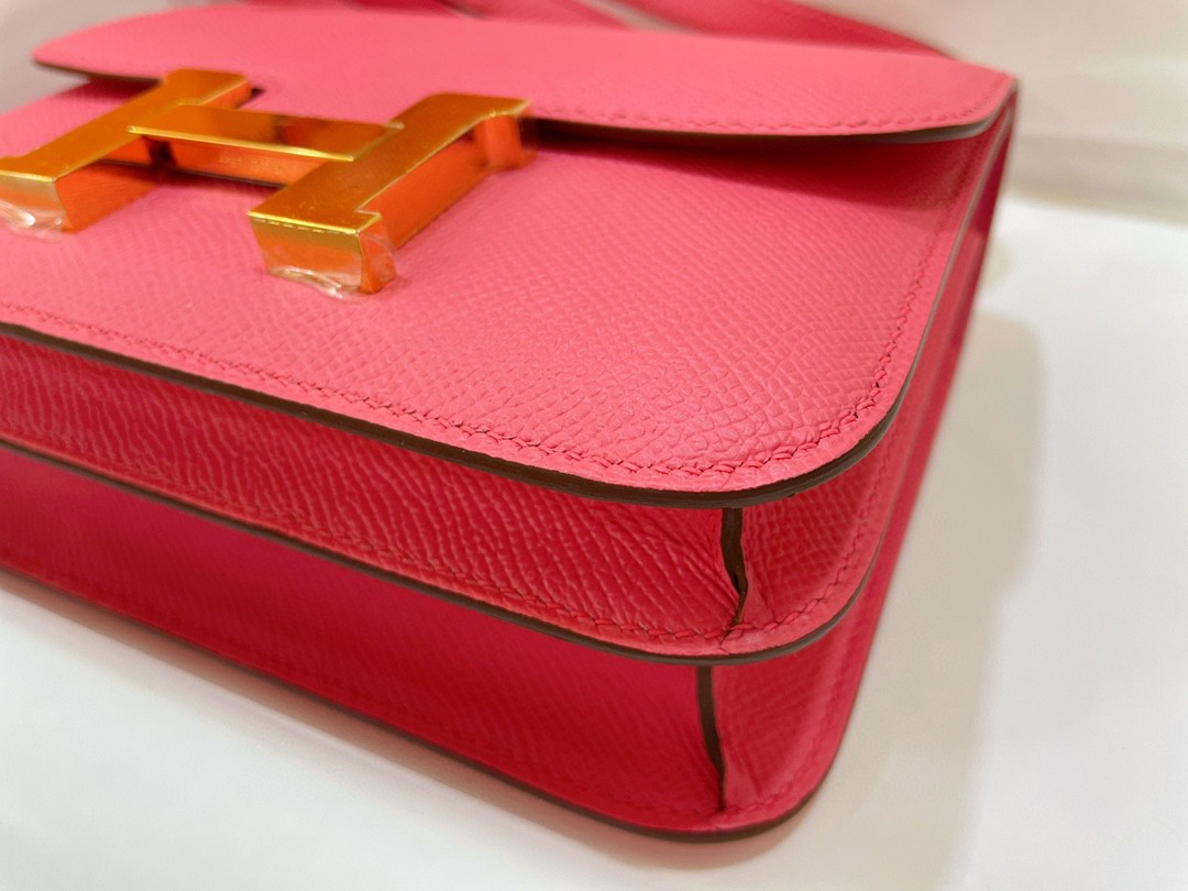 Hermès（爱马仕）Constance 康康 epsom 唇膏粉 金扣 19cm