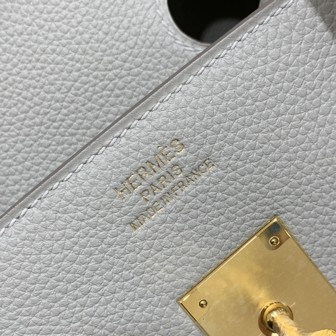 Hermès（爱马仕）Birkin 铂金包 Togo 珍珠灰 金扣 35cm