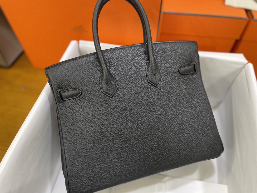 Hermès（爱马仕）Birkin 铂金包 Togo 黑色 金扣 25cm