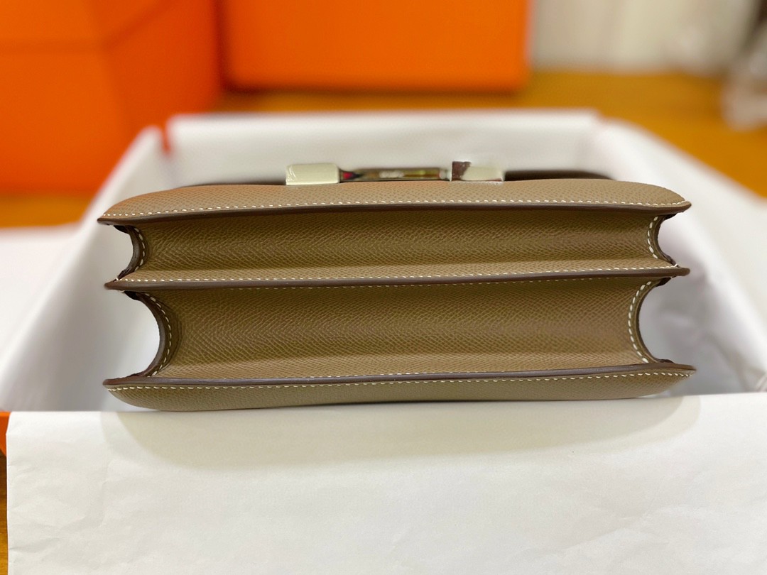 Hermès（爱马仕）Constance 康康 epsom 大象灰 银扣 23cm