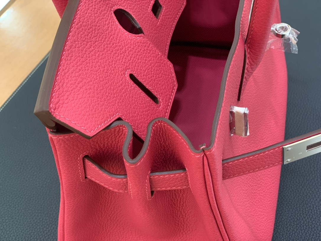 Hermès（爱马仕）Birkin 铂金包 togo皮 极致粉 银扣 30cm