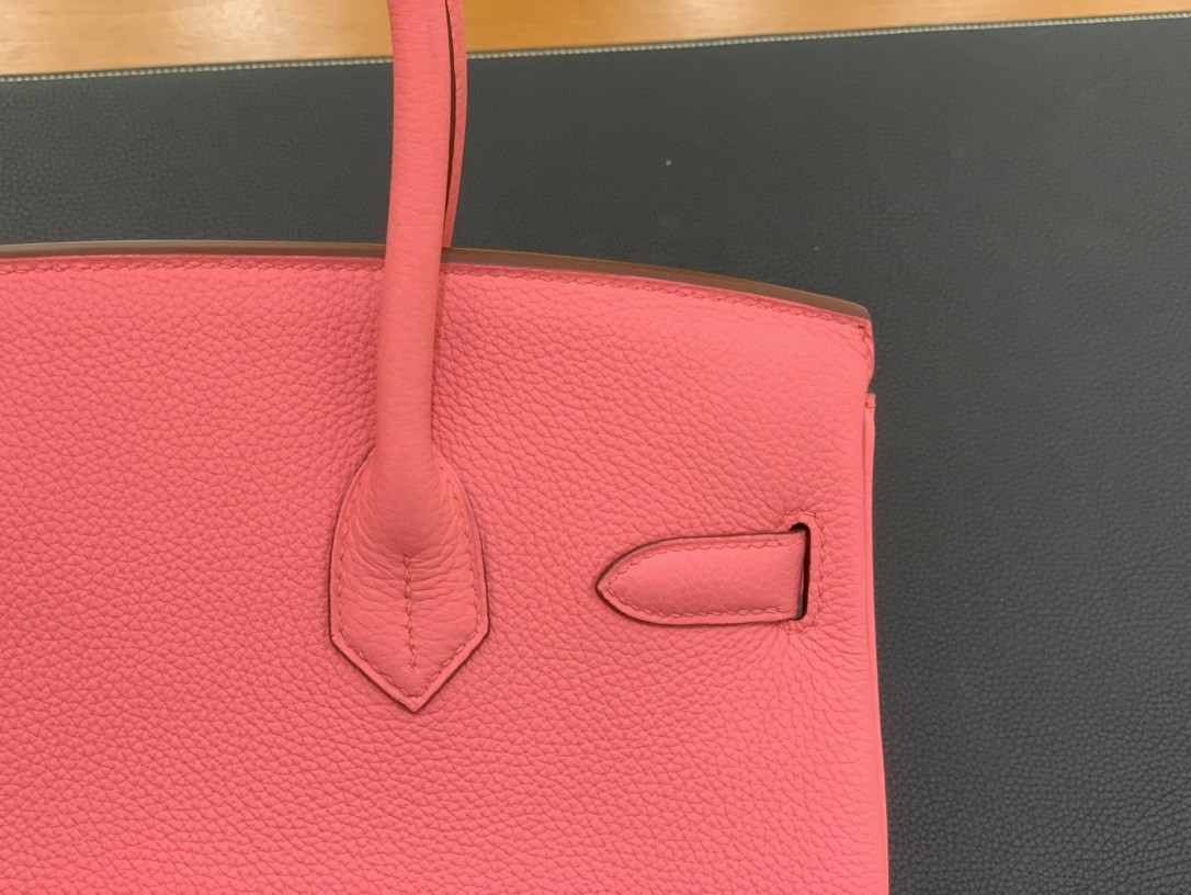Hermès（爱马仕）Birkin 铂金包 togo皮 唇膏粉 金扣 30cm