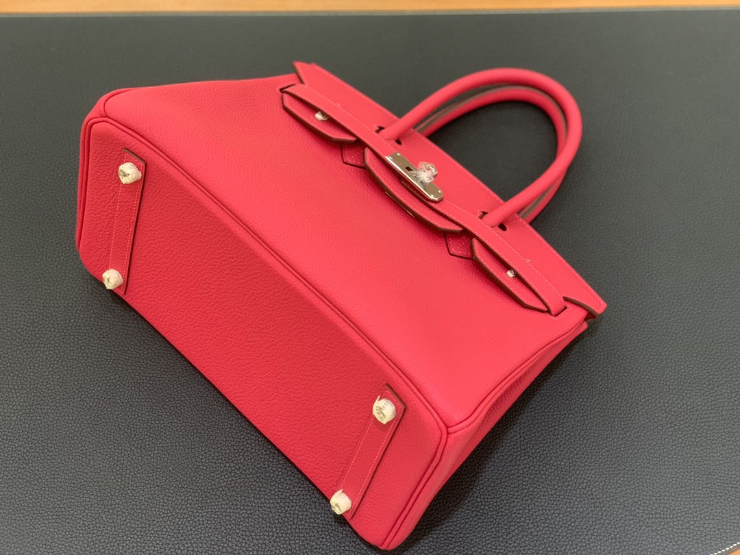 Hermès（爱马仕）Birkin 铂金包 togo皮 极致粉 银扣 30cm