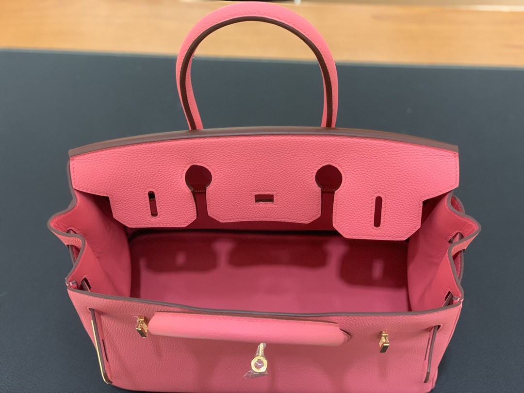Hermès（爱马仕）Birkin 铂金包 togo皮 唇膏粉 金扣 30cm