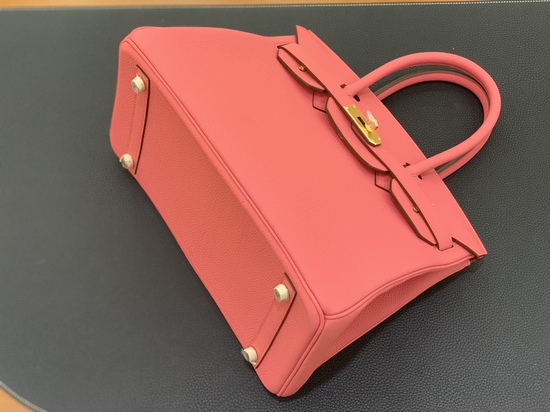 Hermès（爱马仕）Birkin 铂金包 togo皮 唇膏粉 金扣 30cm