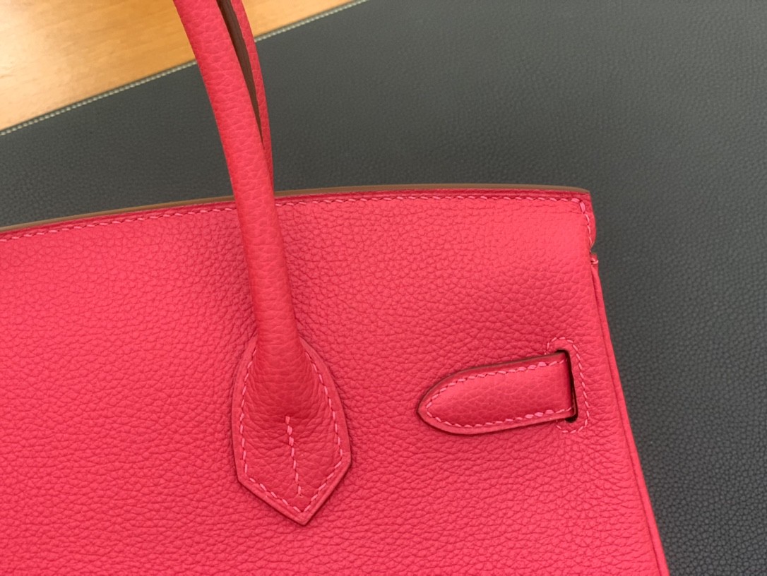 Hermès（爱马仕）Birkin 铂金包 togo皮 极致粉 银扣 30cm