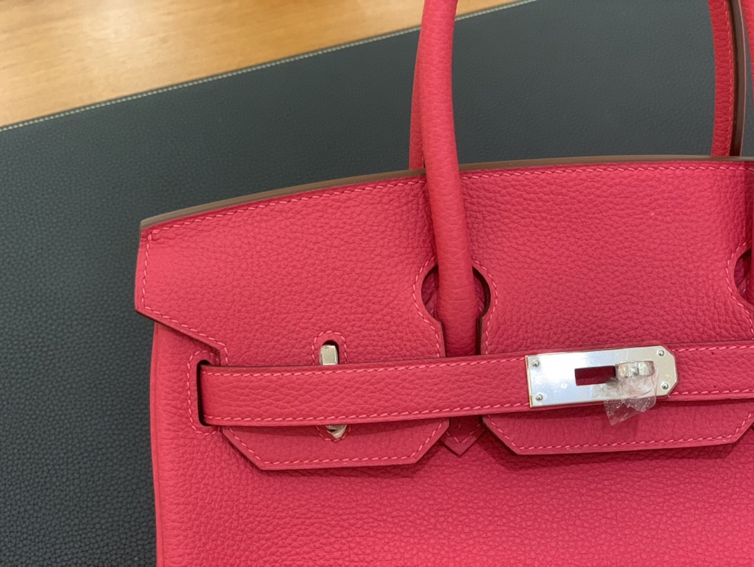 Hermès（爱马仕）Birkin 铂金包 togo皮 极致粉 银扣 30cm
