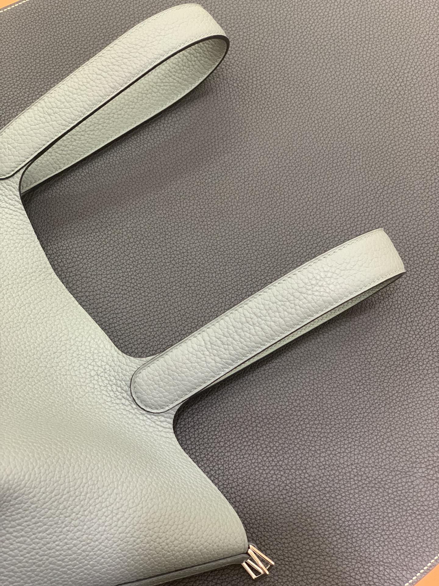 Hermès（爱马仕）Picotin 菜篮子 TC 杏仁绿 银扣 22cm