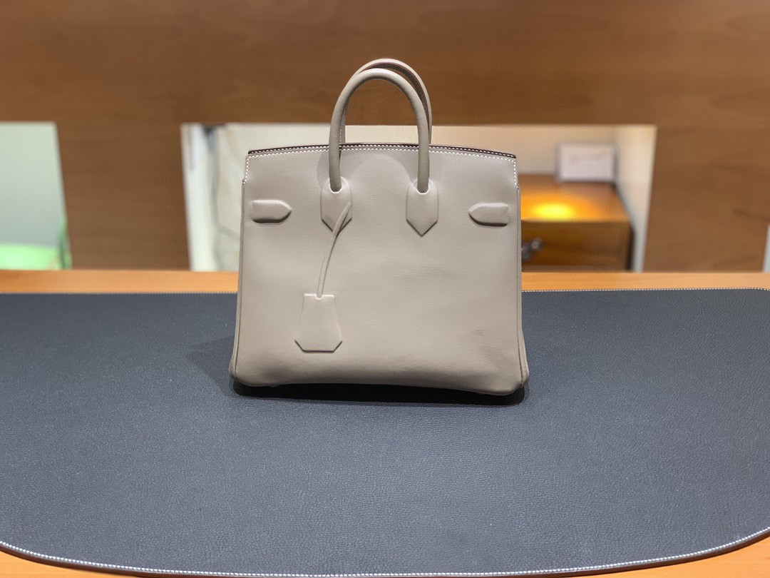 Hermès（爱马仕）Birkin Shadow 影子包 Swift 大象灰 25cm