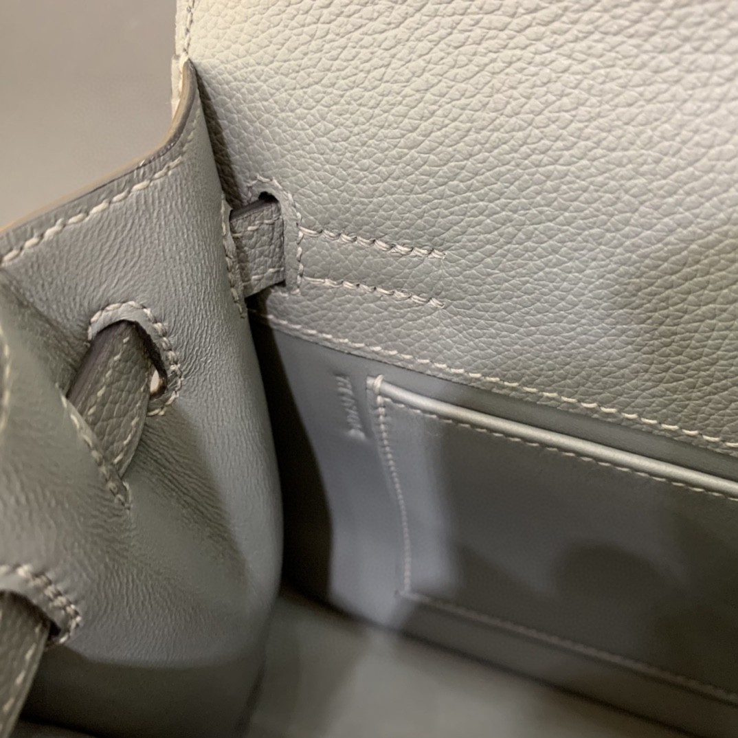 Hermès（爱马仕）Kelly Danse 跳舞包 Ever color CC63 杏仁绿 银扣 22cm