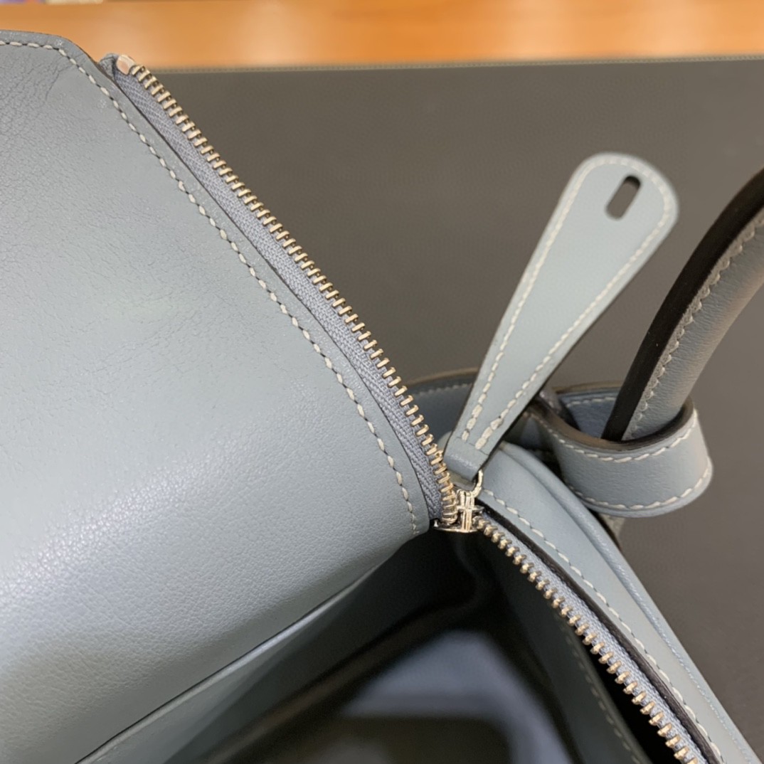 Hermès（爱马仕）Lindy 琳迪包 Swift 7G 天青色 银扣 26cm