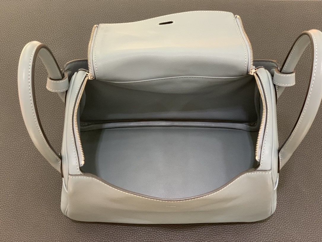 Hermès（爱马仕）Lindy 琳迪包 Swift 7G 天青色 银扣 26cm