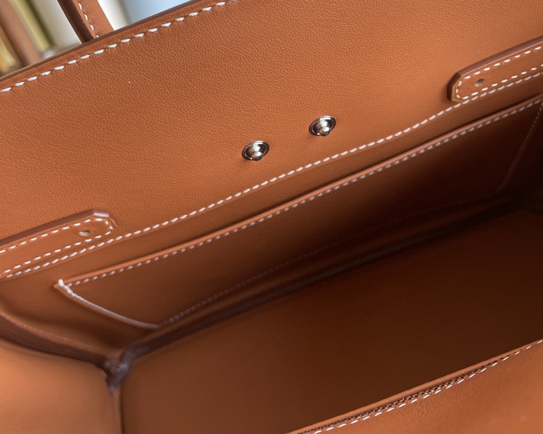 Hermès（爱马仕）Birkin shadow 幻影包 swift 金棕色 25cm