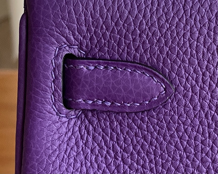 Hermès（爱马仕）Kelly 凯莉包 togo 9w 梦幻紫 金扣 25cm