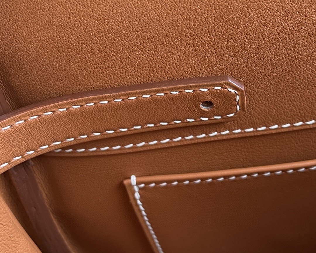 Hermès（爱马仕）Birkin shadow 幻影包 swift 金棕色 25cm