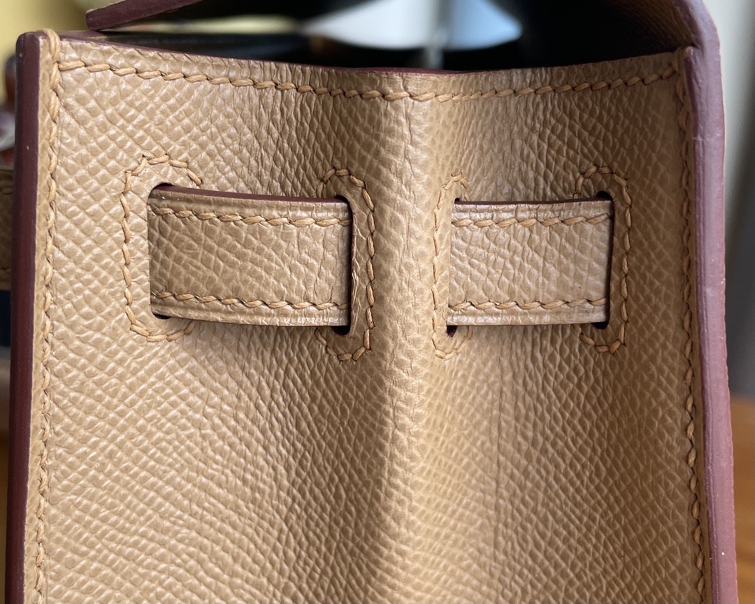 Hermès（爱马仕）Kelly 凯莉包 Epsom 2b 饼干色 金扣 25cm