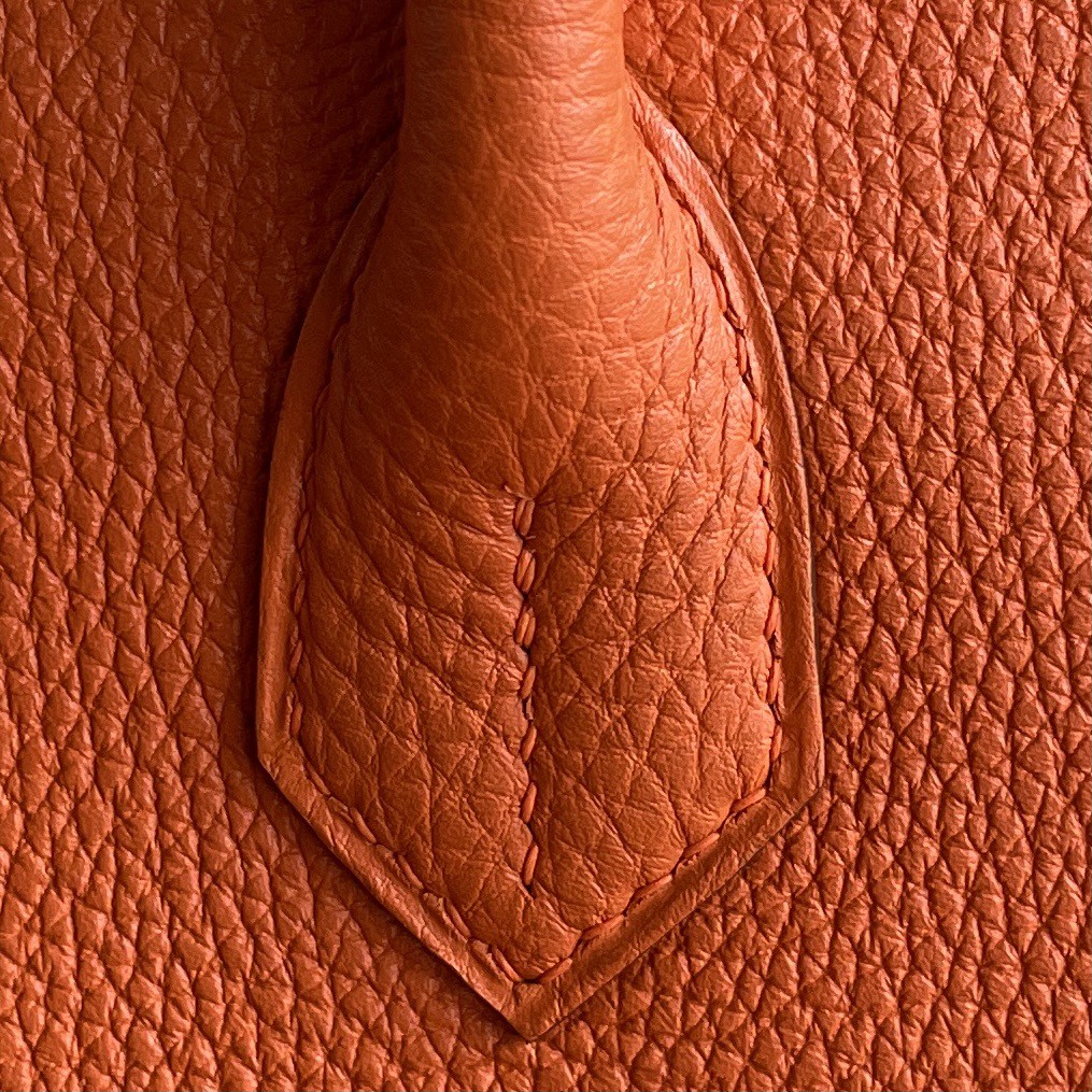 Hermès（爱马仕）Birkin 铂金包 togo 经典橙 金扣 30cm