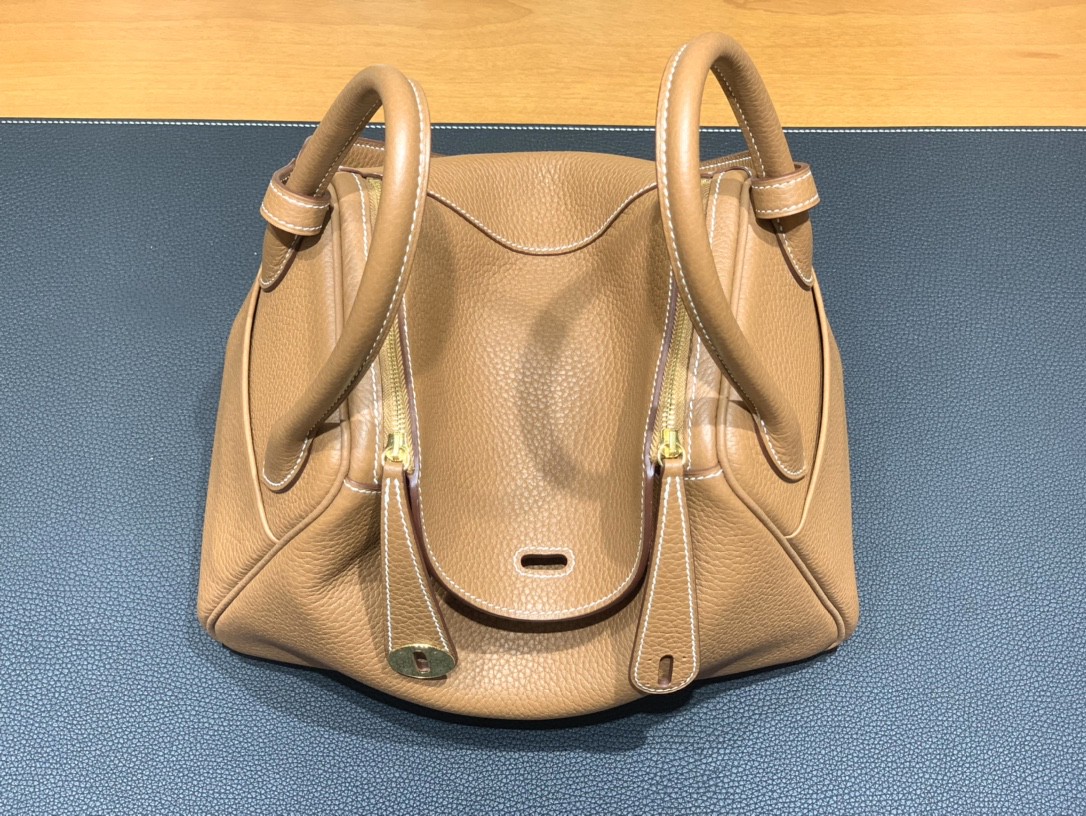 Hermès（爱马仕）Lindy 琳迪包 TC CK37 金棕色 金扣 26cm