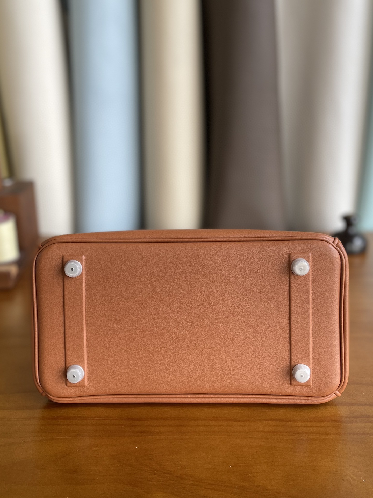 Hermès（爱马仕）Birkin shadow 幻影包 swift 金棕色 25cm