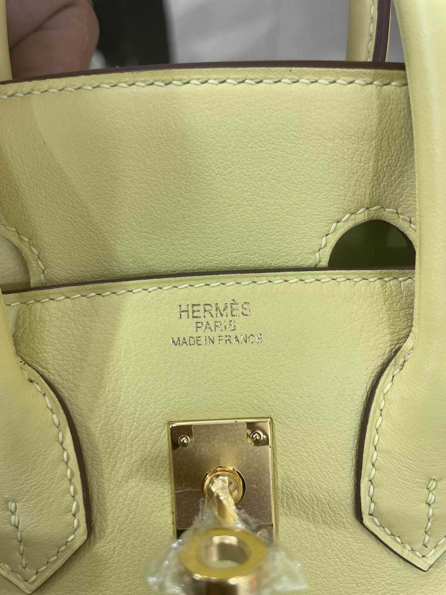 Hermès（爱马仕） Birkin 铂金包 swift 小鸡黄 金扣 25cm