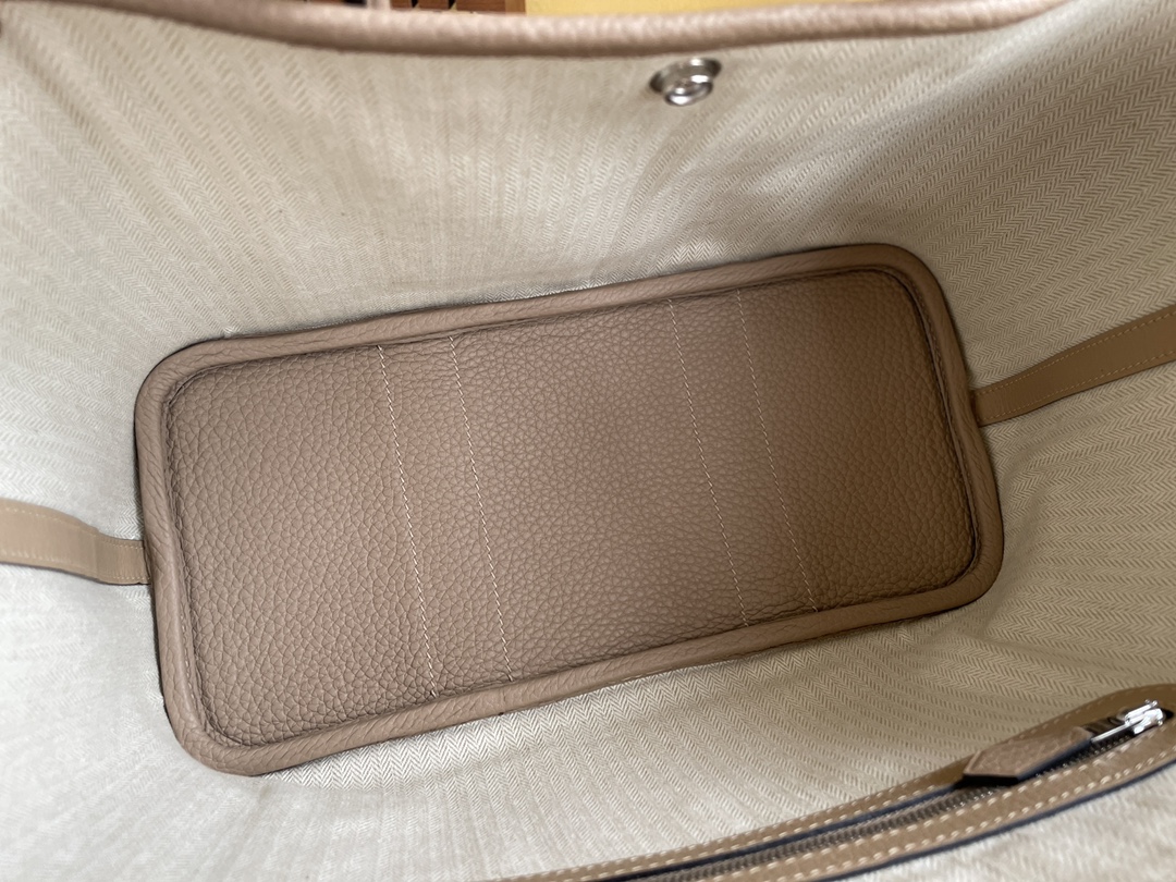 Hermès（爱马仕）Garden Party 花园包 TC 斑鸠灰 银扣 30cm