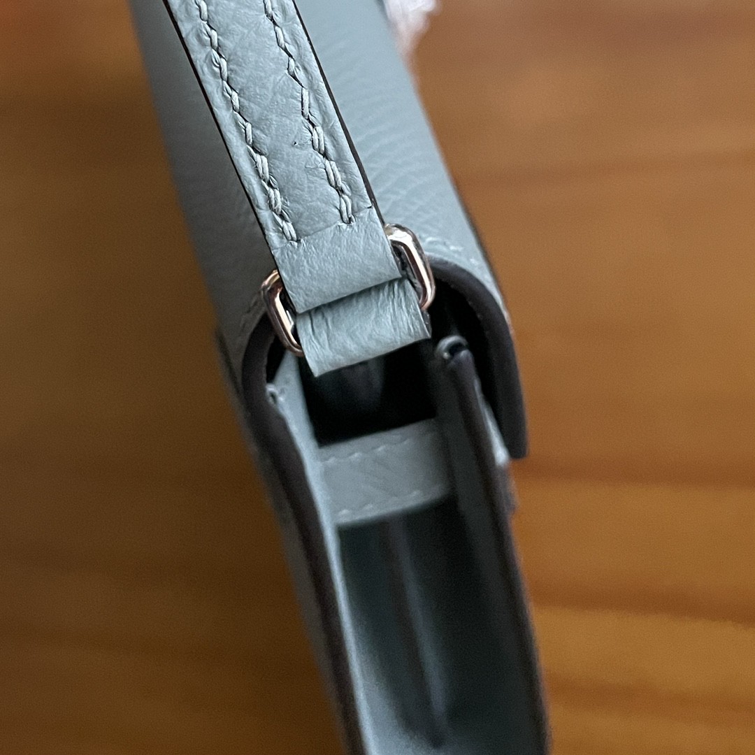 Hermès（爱马仕）Kelly to go Epson 杏仁绿 银扣 20cm