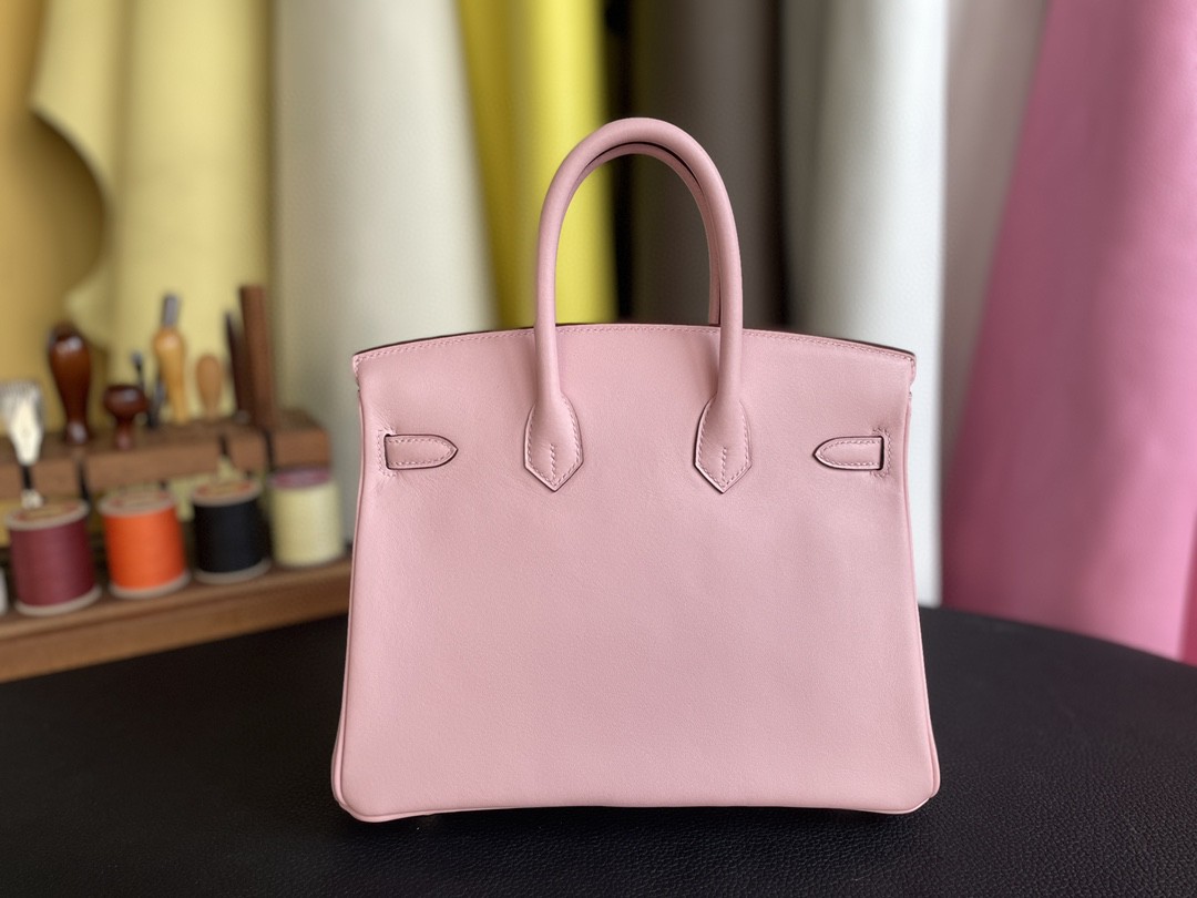Hermès（爱马仕）Birkin 铂金包 swift 3Q 新樱花粉 金扣 25cm