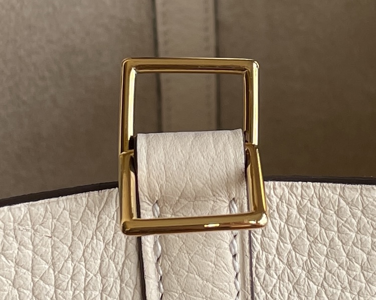 Hermès（爱马仕）Picotin 菜篮子 TC皮 i2 奶油白 金扣 18cm