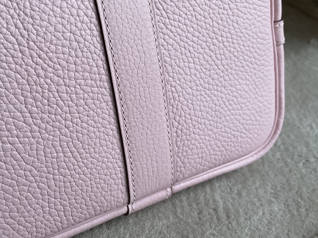 Hermès（爱马仕）Garden Party 花园包 TC 3Q 新樱花粉 银扣 30cm