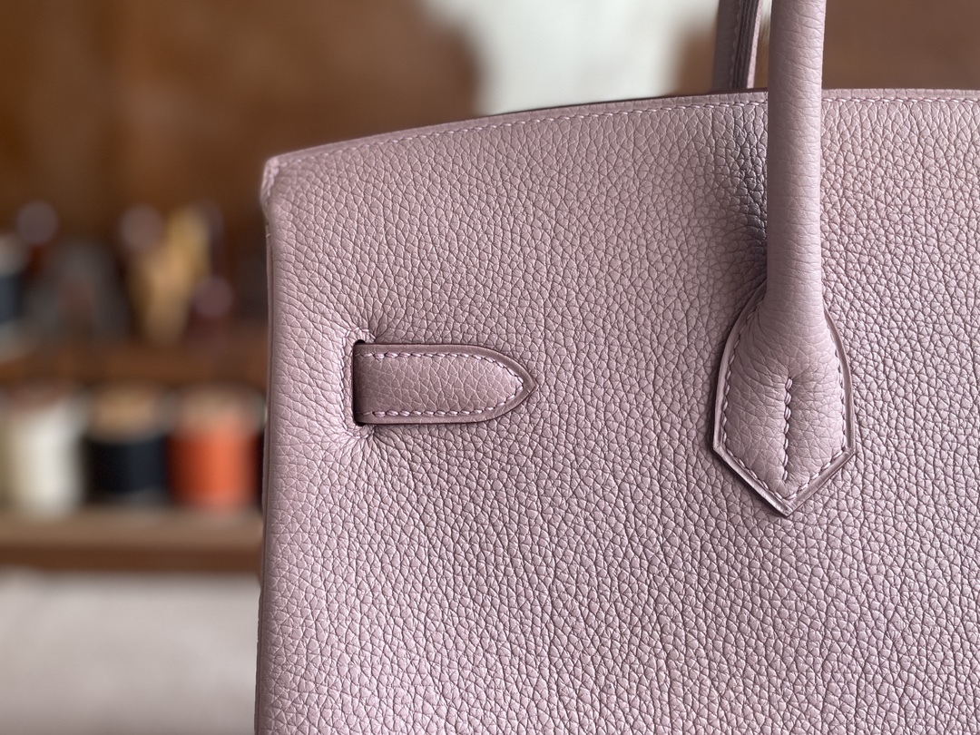 Hermès（爱马仕）Birkin 铂金包 togo 4w 紫藤色 金扣 35cm