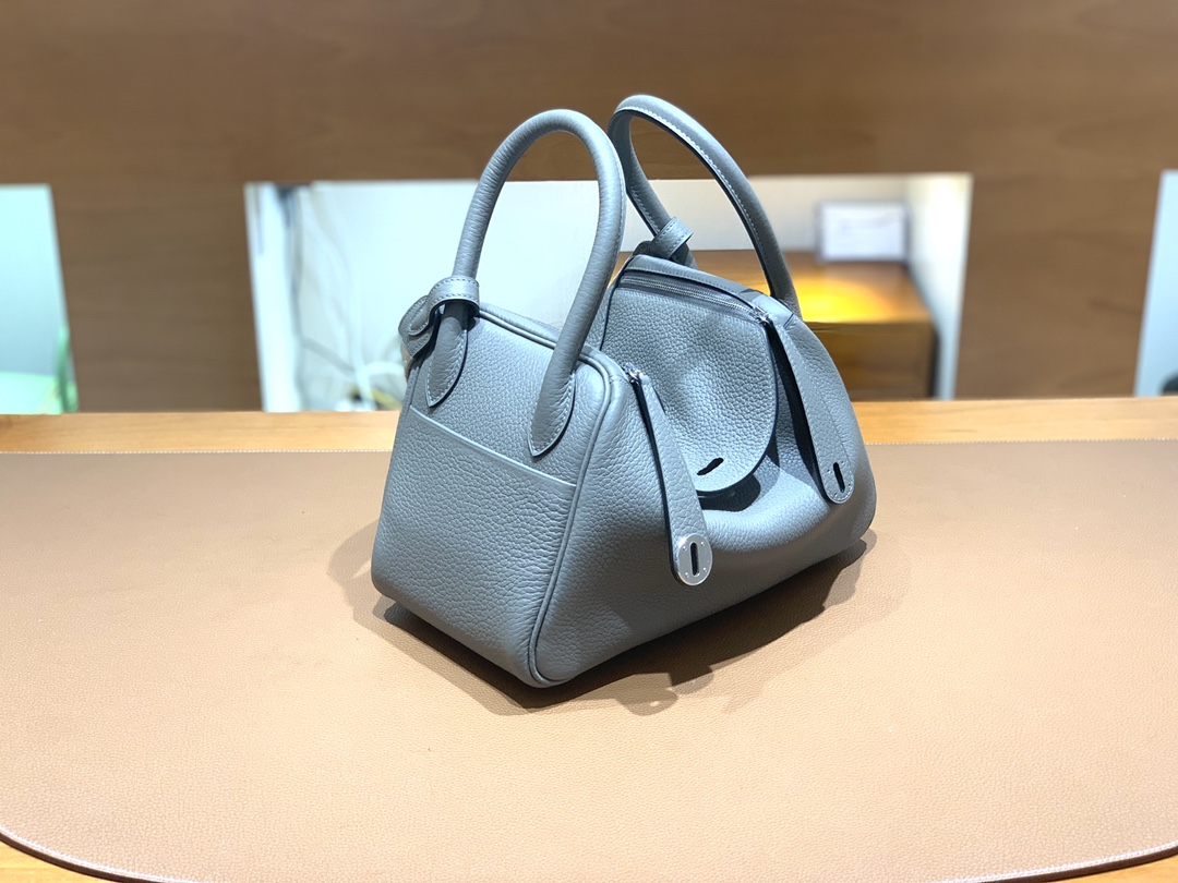 Hermès（爱马仕）Lindy 琳迪包 TC 8F 锡器灰 银扣 26cm