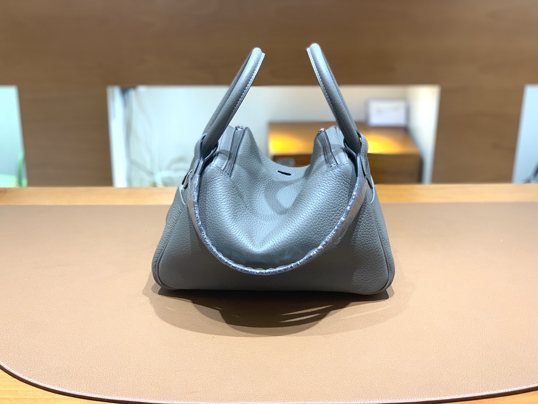 Hermès（爱马仕）Lindy 琳迪包 TC 8F 锡器灰 银扣 26cm