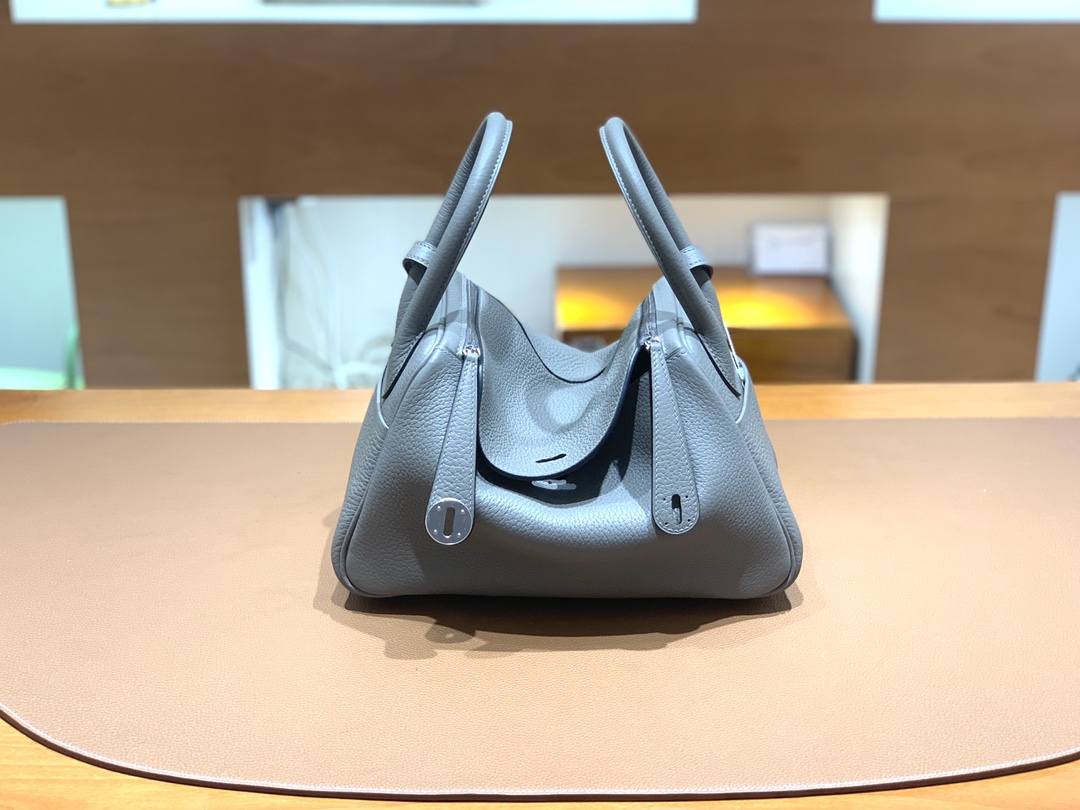 Hermès（爱马仕）Lindy 琳迪包 TC 8F 锡器灰 银扣 26cm