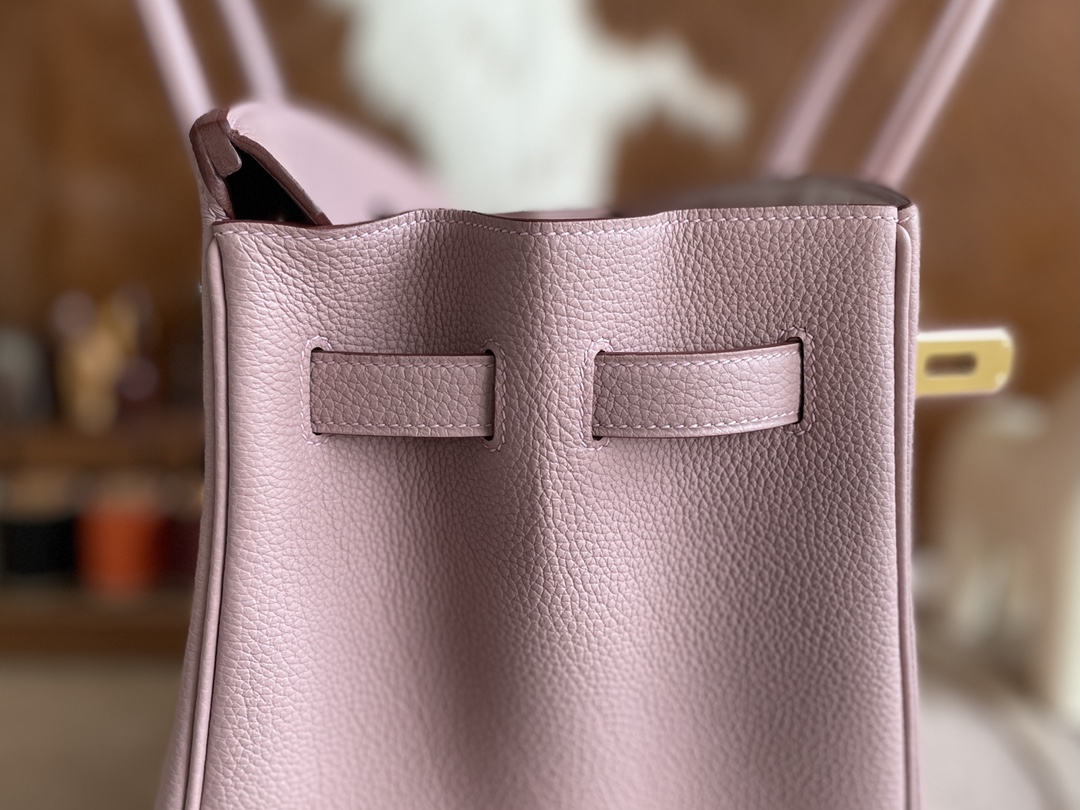 Hermès（爱马仕）Birkin 铂金包 togo 4w 紫藤色 金扣 35cm