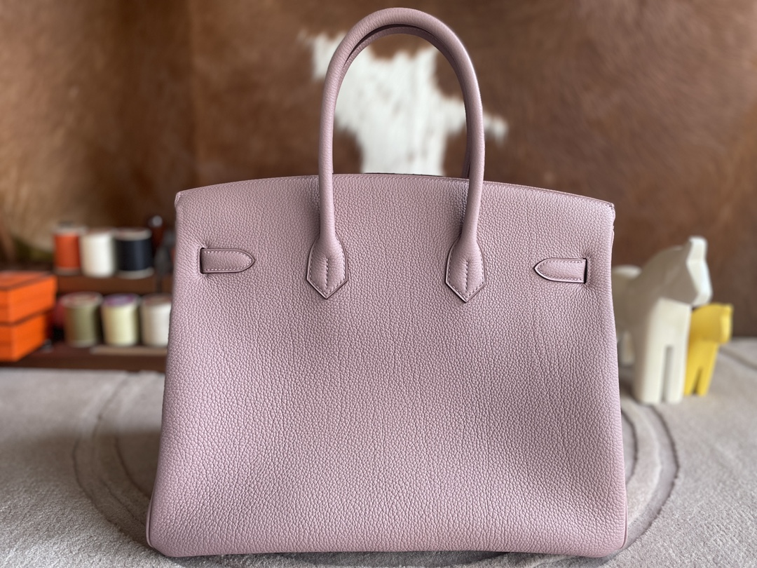 Hermès（爱马仕）Birkin 铂金包 togo 4w 紫藤色 金扣 35cm