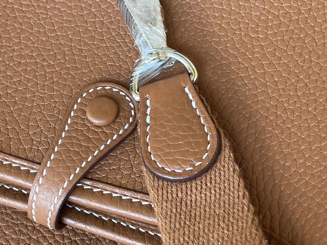 Hermès（爱马仕）Evelyne 伊芙琳 Tc 金棕色 银扣 16cm