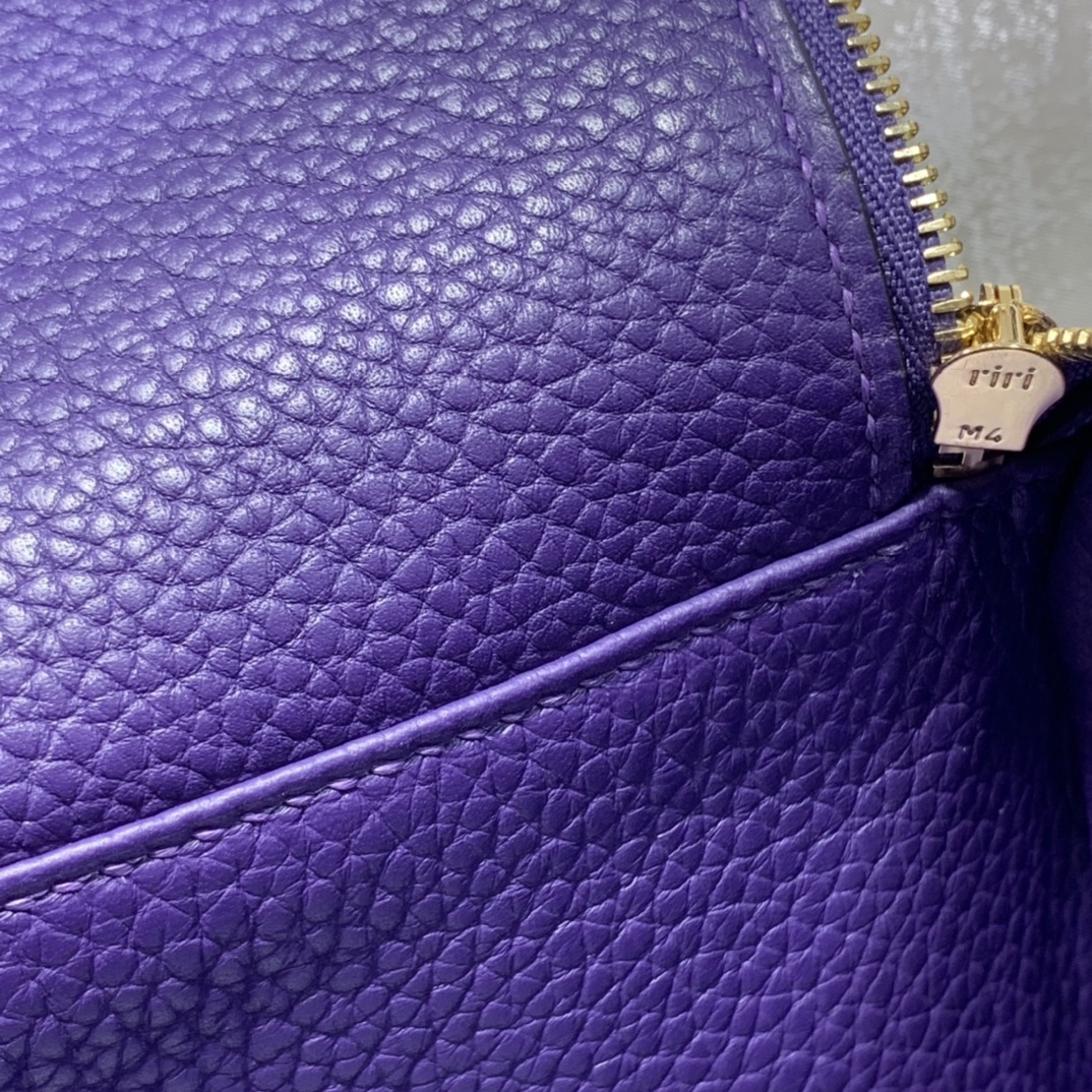 Hermès（爱马仕）Lindy 琳迪包 TC 焉尾紫 金扣 26cm