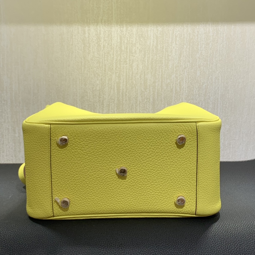Hermès（爱马仕）Lindy 琳迪包 TC 柠檬黄 金扣 26cm