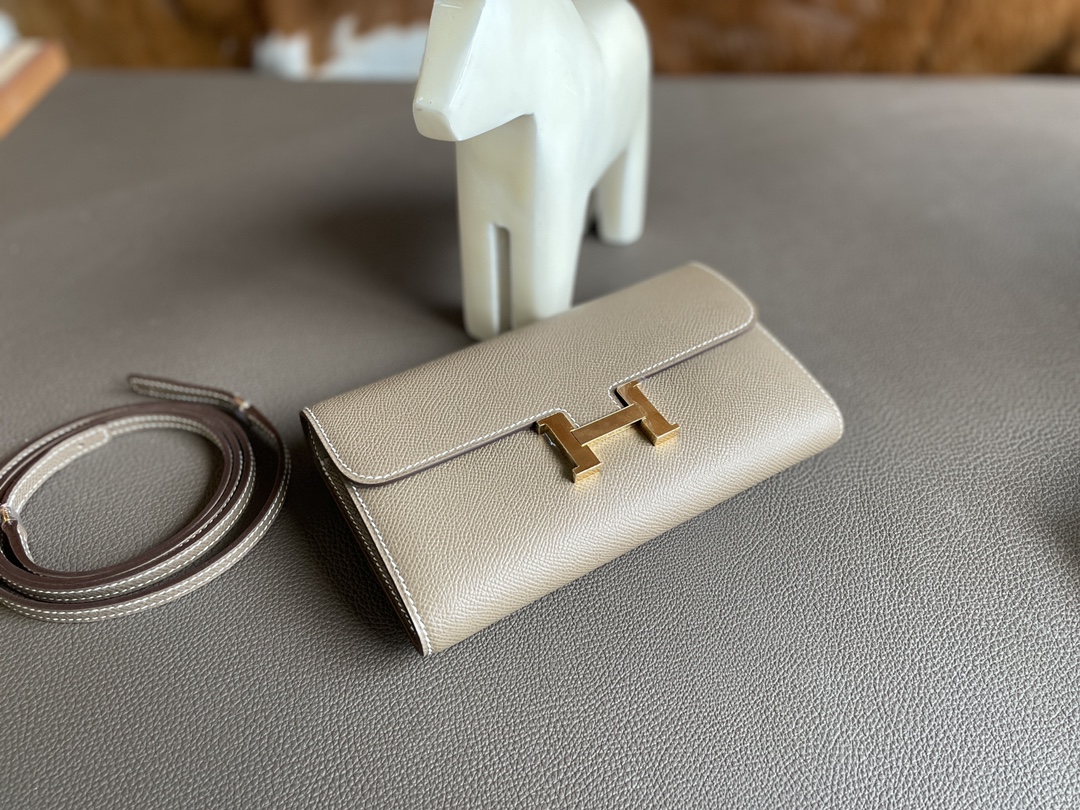 Hermès（爱马仕）constance to go epsom 大象灰 金扣 20cm