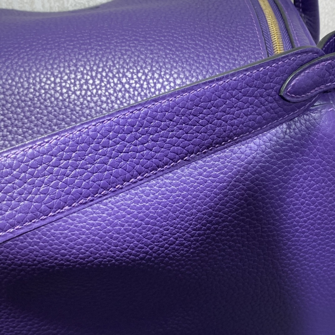 Hermès（爱马仕）Lindy 琳迪包 TC 焉尾紫 金扣 26cm