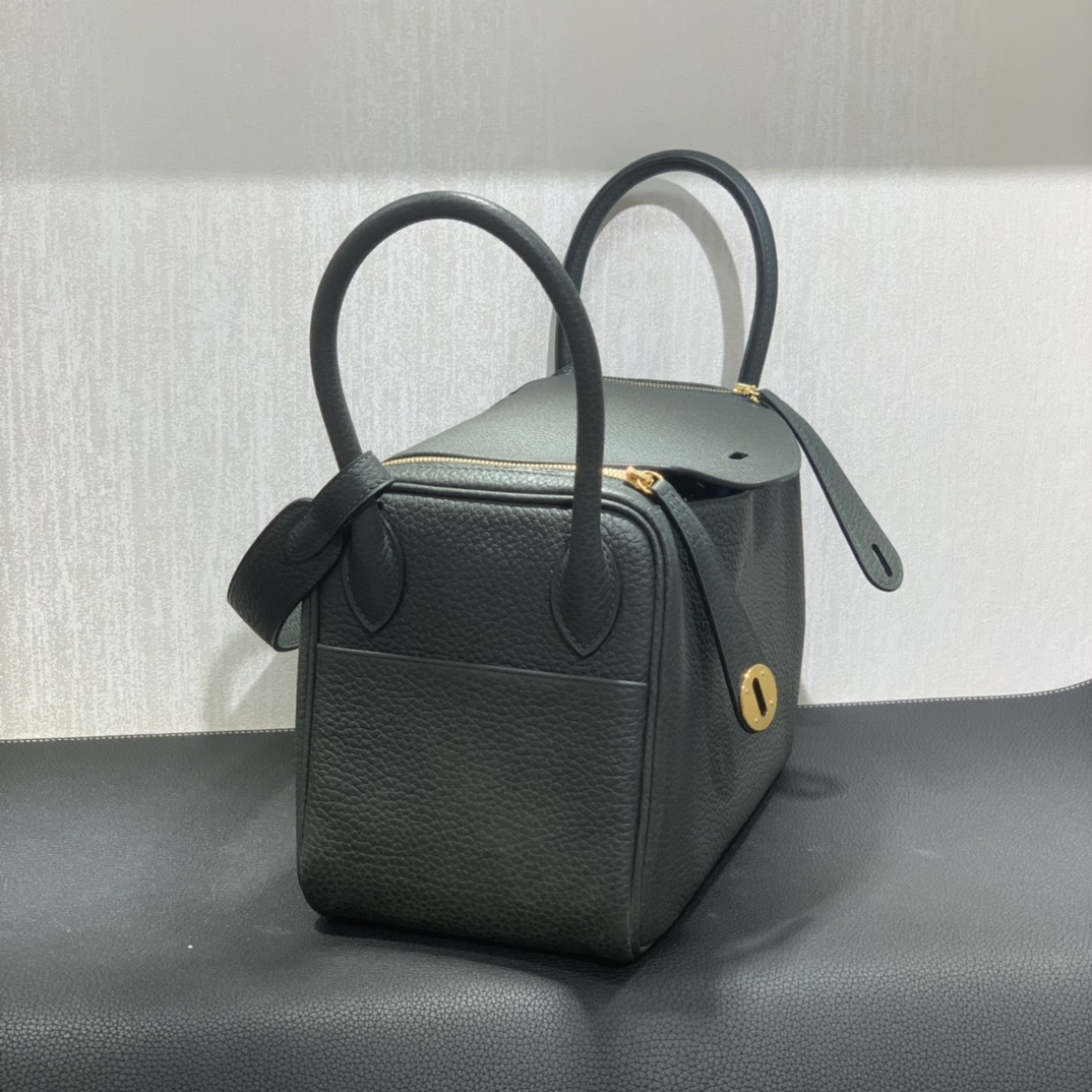 Hermès（爱马仕）Lindy 琳迪包 TC 松柏绿 金扣 26cm
