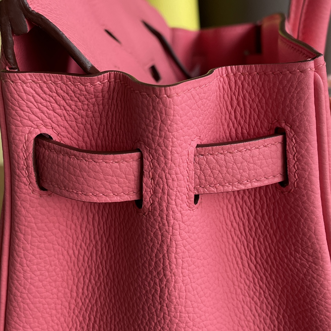 Hermès（爱马仕）Birkin 铂金包 togo 8w 新唇膏粉 金扣 25cm