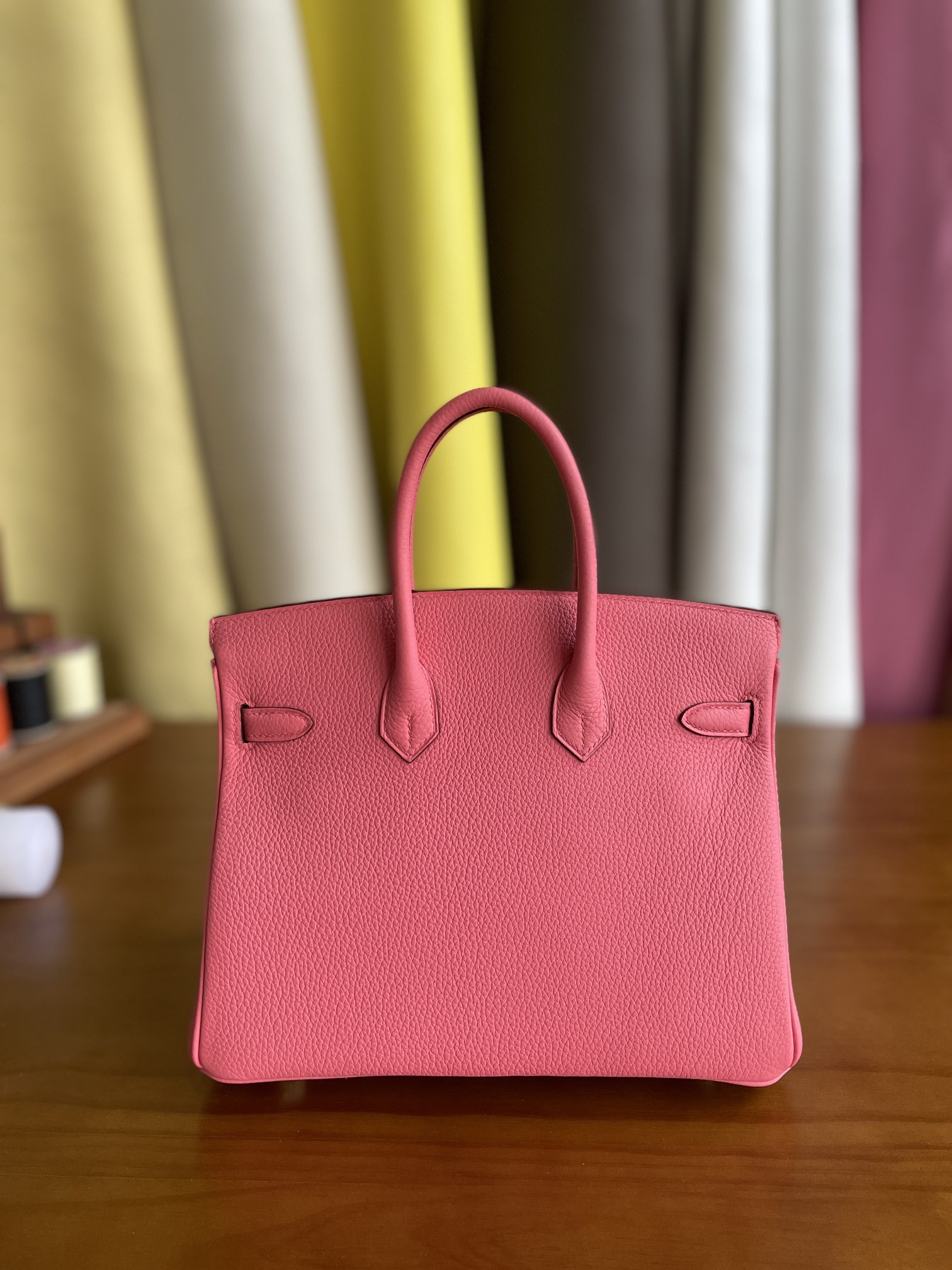 Hermès（爱马仕）Birkin 铂金包 togo 8w 新唇膏粉 金扣 25cm